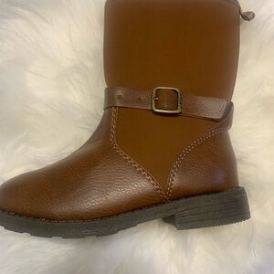 Carter's Brown Girls Buckle Mid-Calf Boots